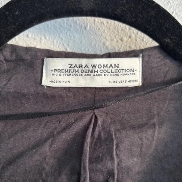 ZARA WOMAN PREMIUM DENIM COLLECTION Heavily Embroidered Beaded Jacket - Picture 2 of 6